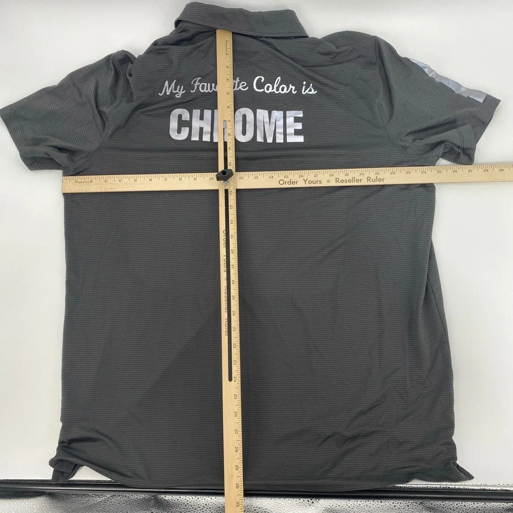 Duluth Polo Mens Extra Large Black Chrome Graphic - Picture 9 of 11